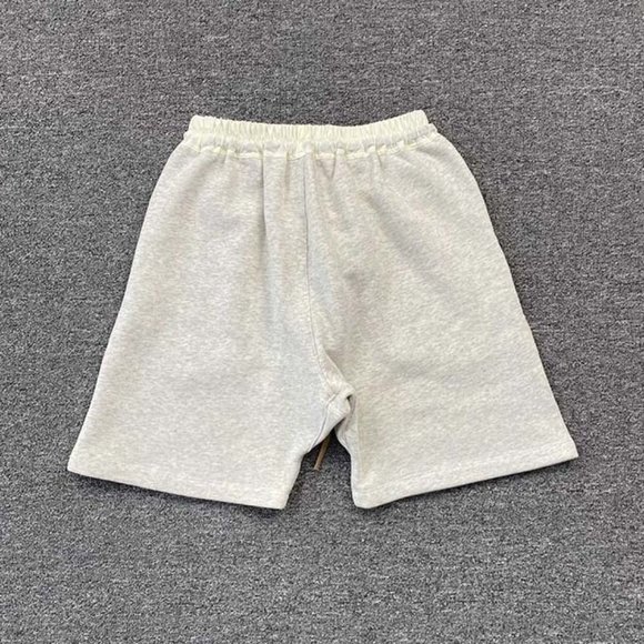 Fear Of God Fg7c Flocked Print Vintage White Drawstring Shorts - Picture 2 of 8